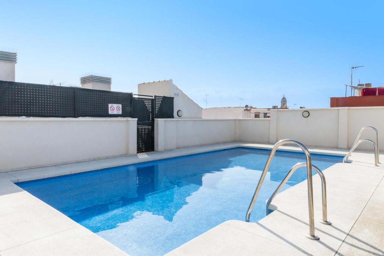 Malaga Suite Picasso With Swimming Pool And Parking In The Center! Экстерьер фото